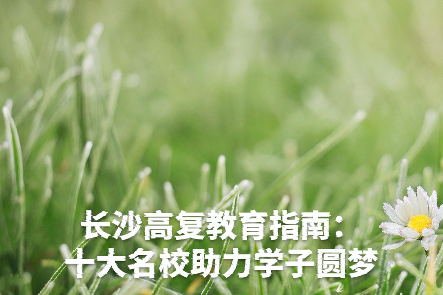长沙高复教育指南:十大名校助力学子圆梦